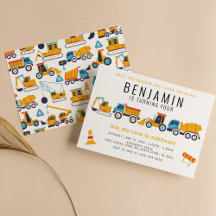 Bouwthema Birthday Dump Truck