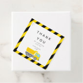 Bouwthema Birthday Party Bedankjes Labels (In situ)