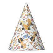 Bouwthema Birthday Party Feesthoedjes (Achterkant)