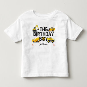Bouwthema Dump Truck Kids Verjaardag Kinder Shirts