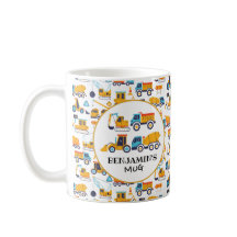 Bouwthema Dump Trucks Mokken voor kinderen