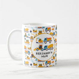 Bouwthema Dump Trucks Mokken voor kinderen