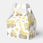 Bouwthema Eerste Verjaardag Dank u Bedankdoosjes (Achterkant)