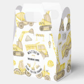 Bouwthema Eerste Verjaardag Dank u Bedankdoosjes (Geopend)