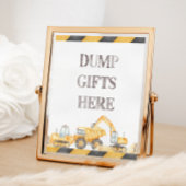 Bouwthema Gift Drop Off Station Sign Poster