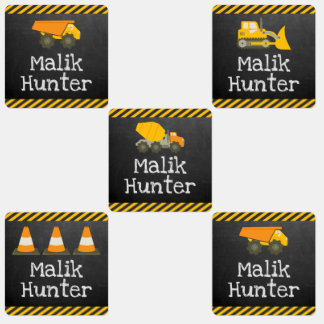 Bouwthema Kinder naamlabels voor kleding Labels