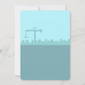 Bouwthema Stemverklaring van de Birthday Party van Kaart (Achterkant)