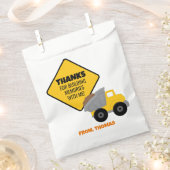 Bouwthema Verjaardag Bedankzakje (Geknipt)