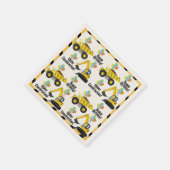 Bouwthema Verjaardag Papier Servetten (Hoek)