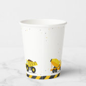 Bouwthema Vrachtwagens Kinder Alle Leeftijd Verjaa Papieren Bekers (Rechts)