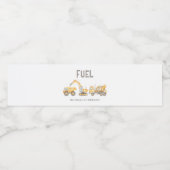 Bouwthema Waterfles Etiket (Enkel label)