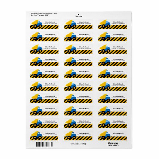 Bouwtraject Etiket (Full Sheet)