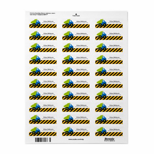 Bouwtraject Etiket (Full Sheet)