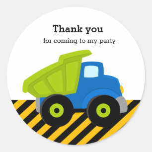 Bouwtraject Ronde Sticker