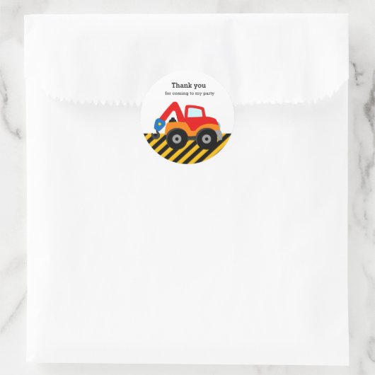 Bouwtraject Ronde Sticker (Tas)