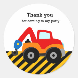 Bouwtraject Ronde Sticker