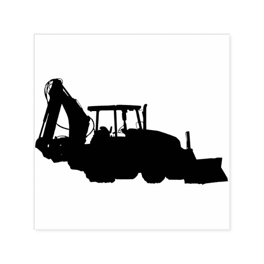 Bouwtrekker Zelfinktende Stempel (Design)