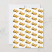 Bouwtruck Kinderwagen Kinderen Notitiekaartje (Achterkant)