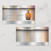 bouwvakarbeider | timmerwerk visitekaartje (Voorkant / Achterkant)