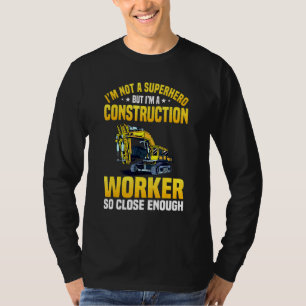 Bouwvakker arbeider aannemer harde Petten T-shirt