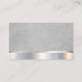 bouwvakker | blauwe kraag visitekaartje (Achterkant)