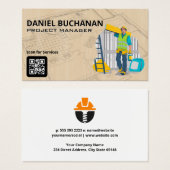 Bouwvakker Bouw op locatie Visitekaartje (Voorkant /achterkant)