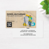 Bouwvakker Bouw op locatie Visitekaartje (Bureau)