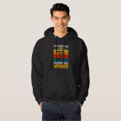 Bouwvakker Bouwarbeider Aannemer Hoodie (Voorkant volledig)