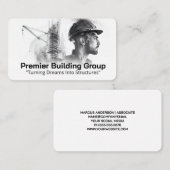 Bouwvakker | Bouwplaats Visitekaartje (Voorkant / Achterkant)