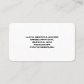 Bouwvakker | Bouwplaats Visitekaartje (Achterkant)