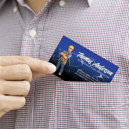 Bouwvakker | Bouwtekeningen  Visitekaartje