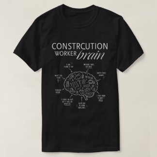 Bouwvakker Brein – Grappige Bouwer & Ambachtsliede T-shirt