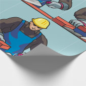 Bouwvakker Bricklayer Hard Pet Builder Cadeaupapier