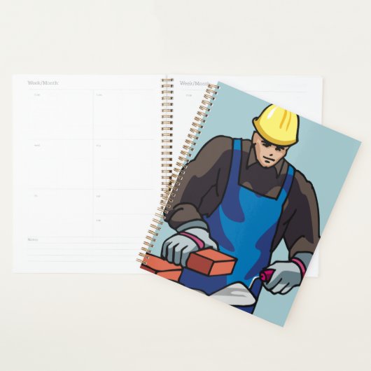 Bouwvakker Bricklayer Hard Pet Builder Planner (Display)