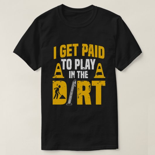 Bouwvakker Gifts Grappige Arbeider Aannemer T-shirt (Design voorkant)