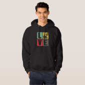 Bouwvakker Graafmachine Driver Graafmachine Hoodie (Voorkant volledig)