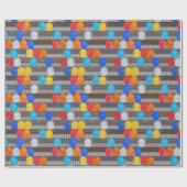 Bouwvakker Harde Hoeden Cadeaupapier (Vlak)