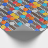 Bouwvakker Harde Hoeden Cadeaupapier (Hoek)