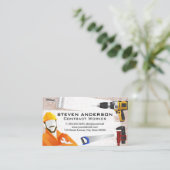 bouwvakker | Hardwaretools Visitekaartje (Staand voorkant)