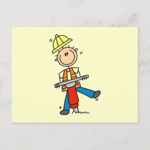 Bouwvakker I Bouw T-shirts en Cadeaus Briefkaart