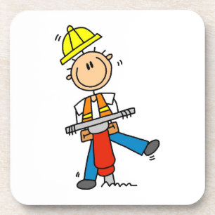 Bouwvakker I Bouw T-shirts en Cadeaus Onderzetter