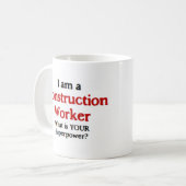 bouwvakker koffiemok (Voorkant links)