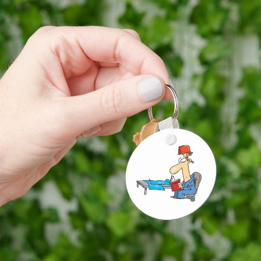 Bouwvakker Leest Handleiding Sleutelhanger