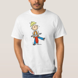 Bouwvakker met Jack Hammer Cadeaus T-shirt