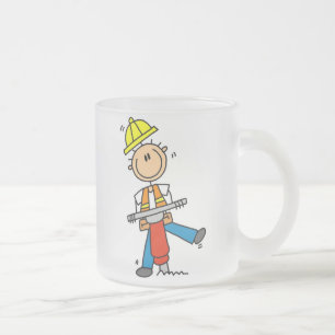 Bouwvakker Met Jackhamer Cadeaus Matglas Koffiemok