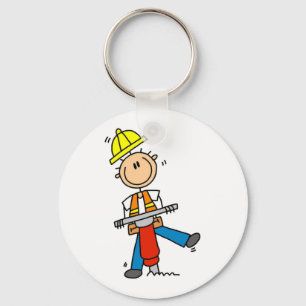 Bouwvakker Met Jackhamer Cadeaus Sleutelhanger
