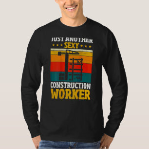 Bouwvakker Op Achterkant Van Kleding 3 T-shirt