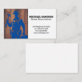 bouwvakker | Renovatie Reparaties Visitekaartje (Voorkant / Achterkant)