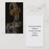 bouwvakker van het visitekaartje (Voorkant / Achterkant)