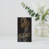 bouwvakker van het visitekaartje (Staand voorkant)